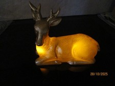 Flambiance flammenlose LED Kerze - Motiv Rentier-  mit Timer