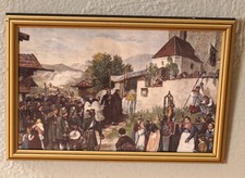 Schönes altes wandbild - schönes,