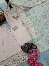 Indisch Bollywood Anarkali Abendkleid Salwar Kameez Designer Pakistan Anzug Fest