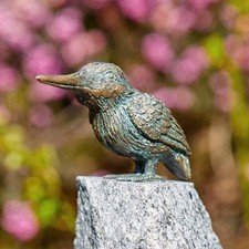 Bronzefigur eisvogel 8cm - bronzefigur,