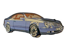 PIN - Mercedes - CLK BR 208 Flieder Hell mit Stempel Hinten Stern & Made - Pins