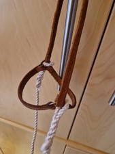 kleines Halfter Leder für Stockpferd