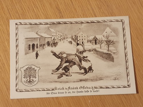 Postkarte offenbach main - offenbach, a.