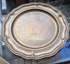 Messing-Wandteller/Deko-Teller 