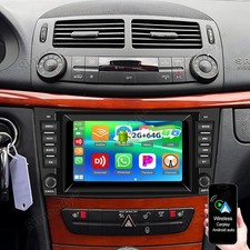 Für Mercedes-Benz E Klasse W211 2002-2009 Autoradio Carplay GPS Navi Android 15