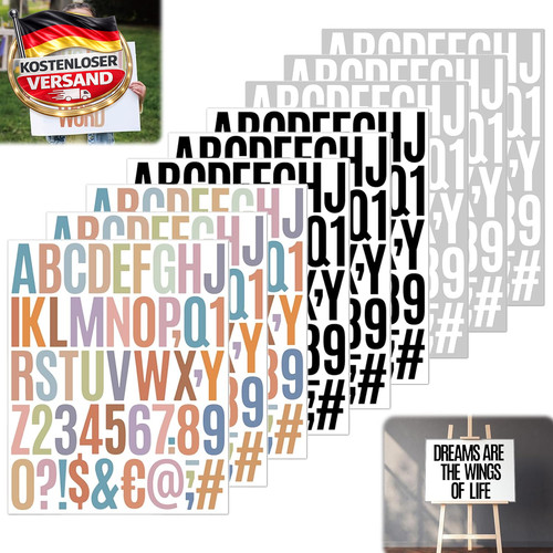 Buchstaben aufkleber 450 - buchstaben,