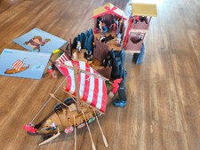 Playmobil Wikinger Festung 3151, Schiff 3150, Zelt 3157