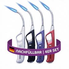 Stab feuerzeug 4er set biegsam - stab,