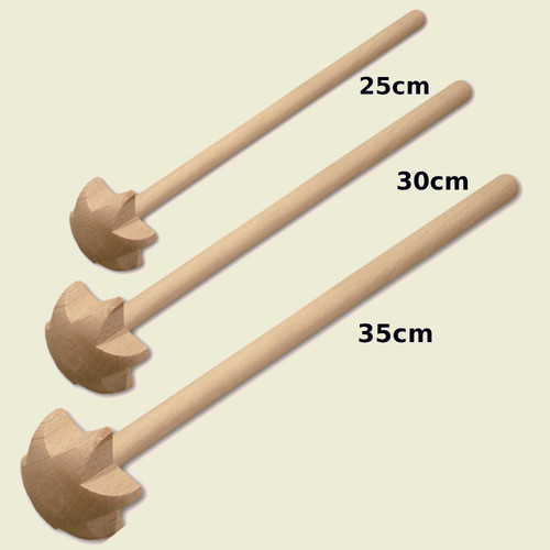 3er set holz quirl holzquirl - 3er,