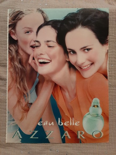 Werbepapier parfum azzaro eau - parfum.,