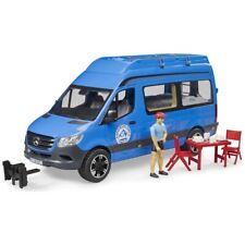 BRUDER 02684 MB Sprinter Camper mit Fahrer und Zubehör