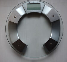 Personenwaage BFWS070 Körperfettanalyse Glas rund Analyse Körperwaage bis 150 kg