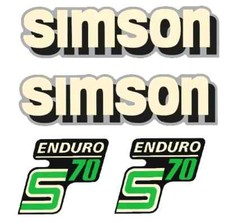 Dekorsatz Simson S70 Enduro