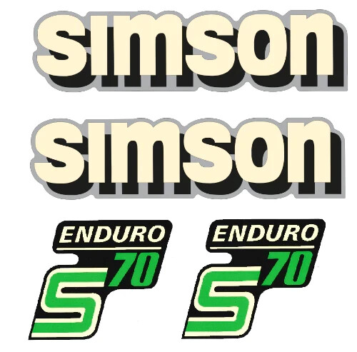 Dekorsatz simson s70 enduro - dekorsatz,