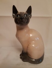 Royal Copenhagen Denmark Porzellan Figur Siam Katze
