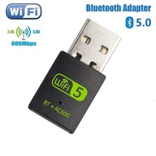 Bluetooth + WLAN 2in1 USB Stick 600Mbit/S Adapter PC
