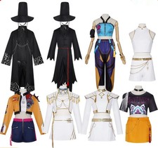 Damen Kinder Cosplay KPop Demon Hunters Rumi Mira Zoey Kostüm Fancy Kleid Outfit