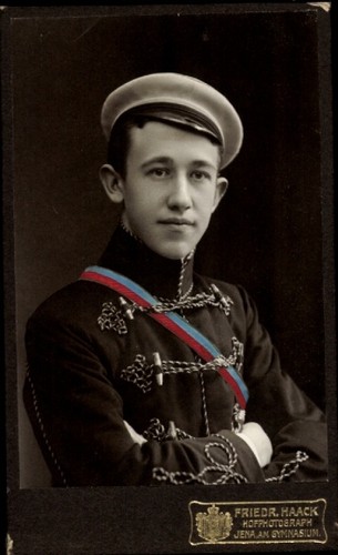 Studentika cdv jena porträt - cdv,