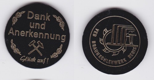 Ddr kunststoff medaille veb - ddr,