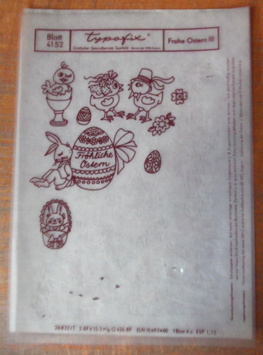 Ddr typofix folie frohe ostern - typofix,