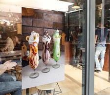 3D Obst Eis Sahne Dessert