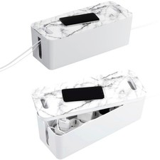 Hama Kabelbox Marmor-Design