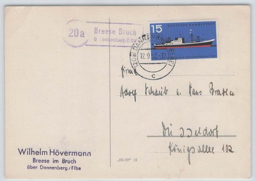 Bund landpoststempel 20a - bund,
