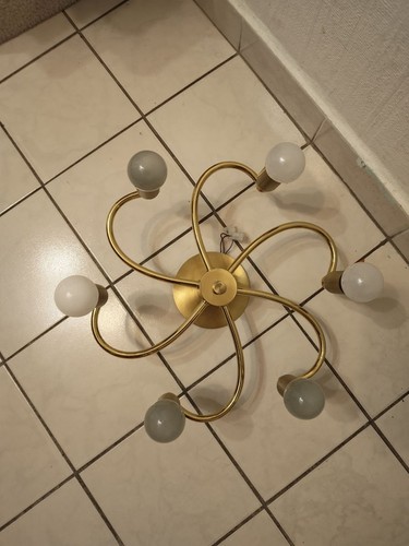 Flammige vintage deckenlampe - 6-flammige,