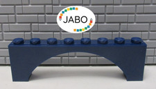 (D2/9 ) LEGO 3308 Bogenstein 1x8x2 dunkelblau 10182 10190 10235 8893 8757