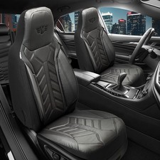 2x Leder Sitzbezüge passend