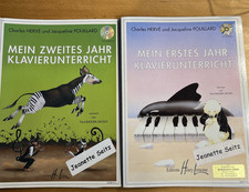 Mein erstes und Mein zweites Jahr Klavierunterricht.Hervé und Poullard, zusammen