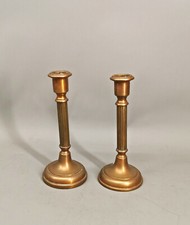 9133015-d Paar Kerzen-Leuchter Kupfer Mitte 20. Jh. H 19,5 cm