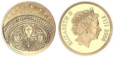 Fiji 10 Dollars 2008 1g Gold Lapita Art PP in Kapsel   125313