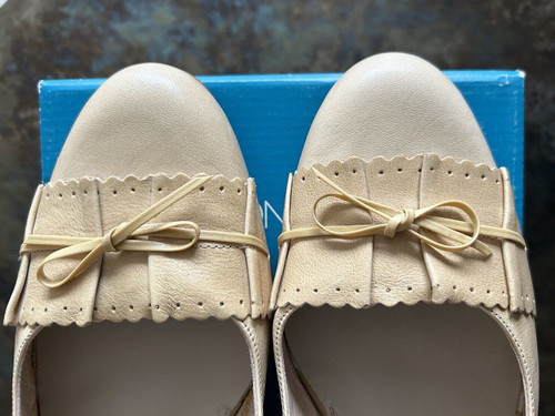 Leder pumps slingpumps - leder,