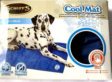 Scruffs Kühl Hundematte Cooling Abkühlung Urlaub Sommer Hundeartikel L 92x69 cm