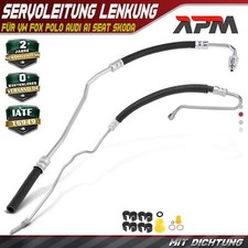 2x Hydraulikschlauch Servoleitung Lenkung für VW Fox Polo Audi A1 Seat Skoda
