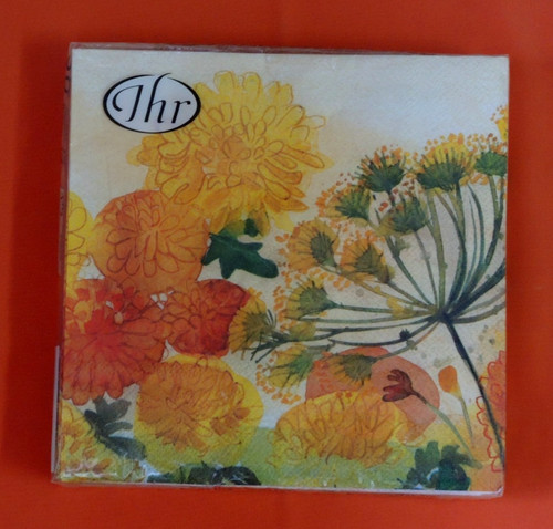 Servietten herbst blühen - 20,