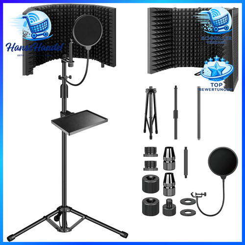 Mikrofon isolation shield - isolation,