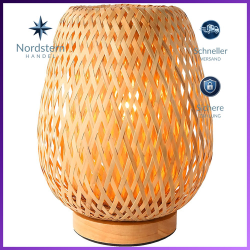 Tischlampe handgefertigt boho - handgefertigt,