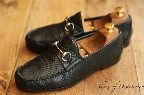 Gucci schwarz schlangenleder - schwarz,