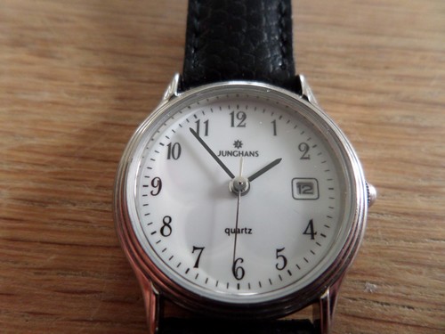 Damenuhr junghans quartz datum - damenuhr,