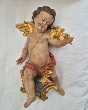 Engel Putte Holzschnitzerei -
