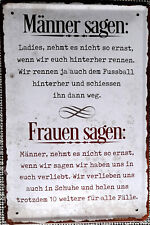 Blechschild, 20 x 30 cm