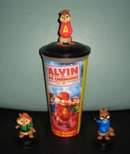 ALVIN 4 mit 3 Topper / Figuren