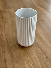 Lyngby Porcelæn Vase -  H 20 cm - Weiß - Neuwertiger Zustand