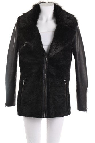 Zebra faux leather jacket - leather,
