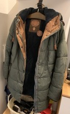 Schöner sehr warmer Naketano Steppmantel in Grün Gr.M Tadelloser Zustand