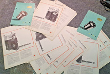 Ernemann  Film  Farbwerbung prospekt  35mm Film    Projektoren Projektor