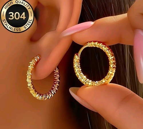 Ohrringe edelstahl gold - ohrringe,
