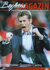 Programm Bundesliga 2005/06 Bayer 04 Leverkusen - Hamburger SV